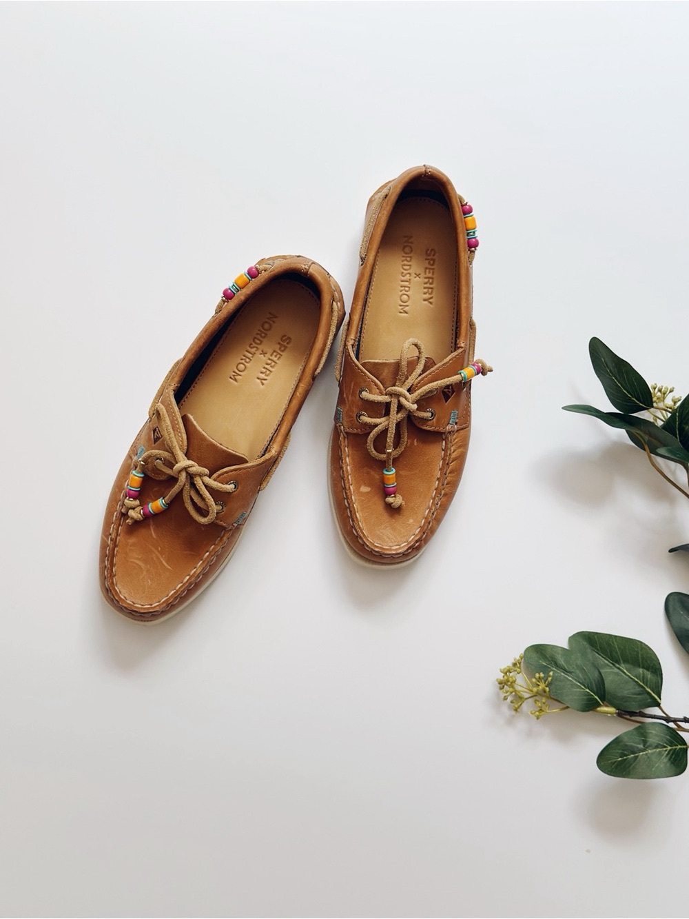 Sperry Brown Leather Boat Shoes Nordstrom Exclusive - Picture 6 of 11